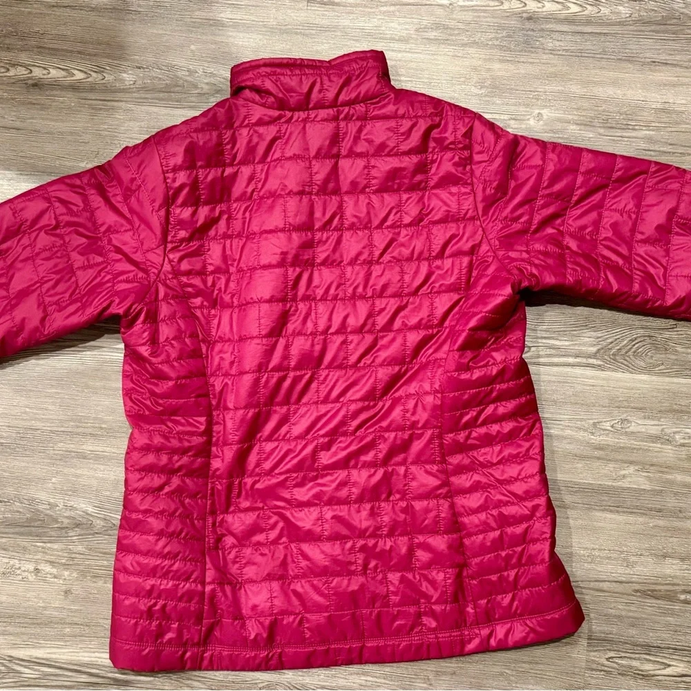 Patagonia Women's Nano Puff Vibrant Pink Puffer Jacket - Picture 2 of 5